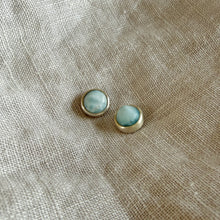 Load image into Gallery viewer, Realm Studs | Larimar &amp; Silver