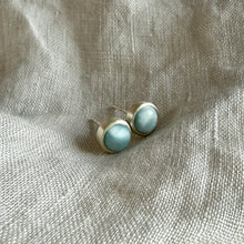 Load image into Gallery viewer, Realm Studs | Larimar &amp; Silver