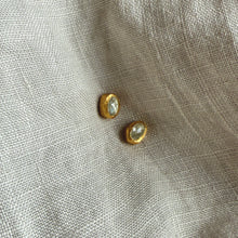 Load image into Gallery viewer, Skye Studs | Aquamarine &amp; Gold