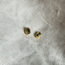 Load image into Gallery viewer, Skye Studs | Tourmaline &amp; Gold