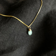 Load image into Gallery viewer, Ava Necklace | Aqua Chalcedony