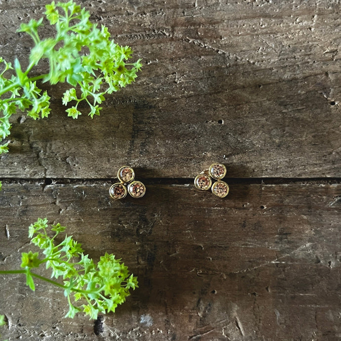 Ascend Studs | Champaign Topaz