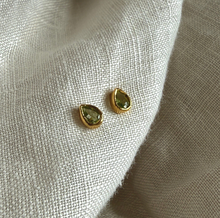 Load image into Gallery viewer, Joy Studs | Peridot &amp; Gold.