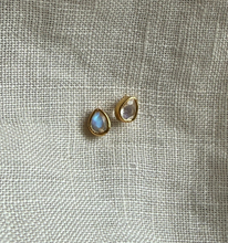 Load image into Gallery viewer, Joy Studs | Moonstone &amp; Gold.