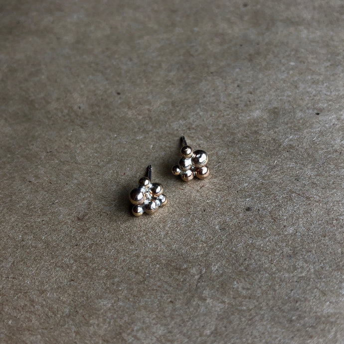 Cumulus Studs | Bronze