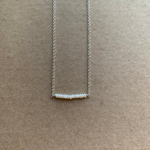 Load image into Gallery viewer, Lustre Bar Necklace | Silver