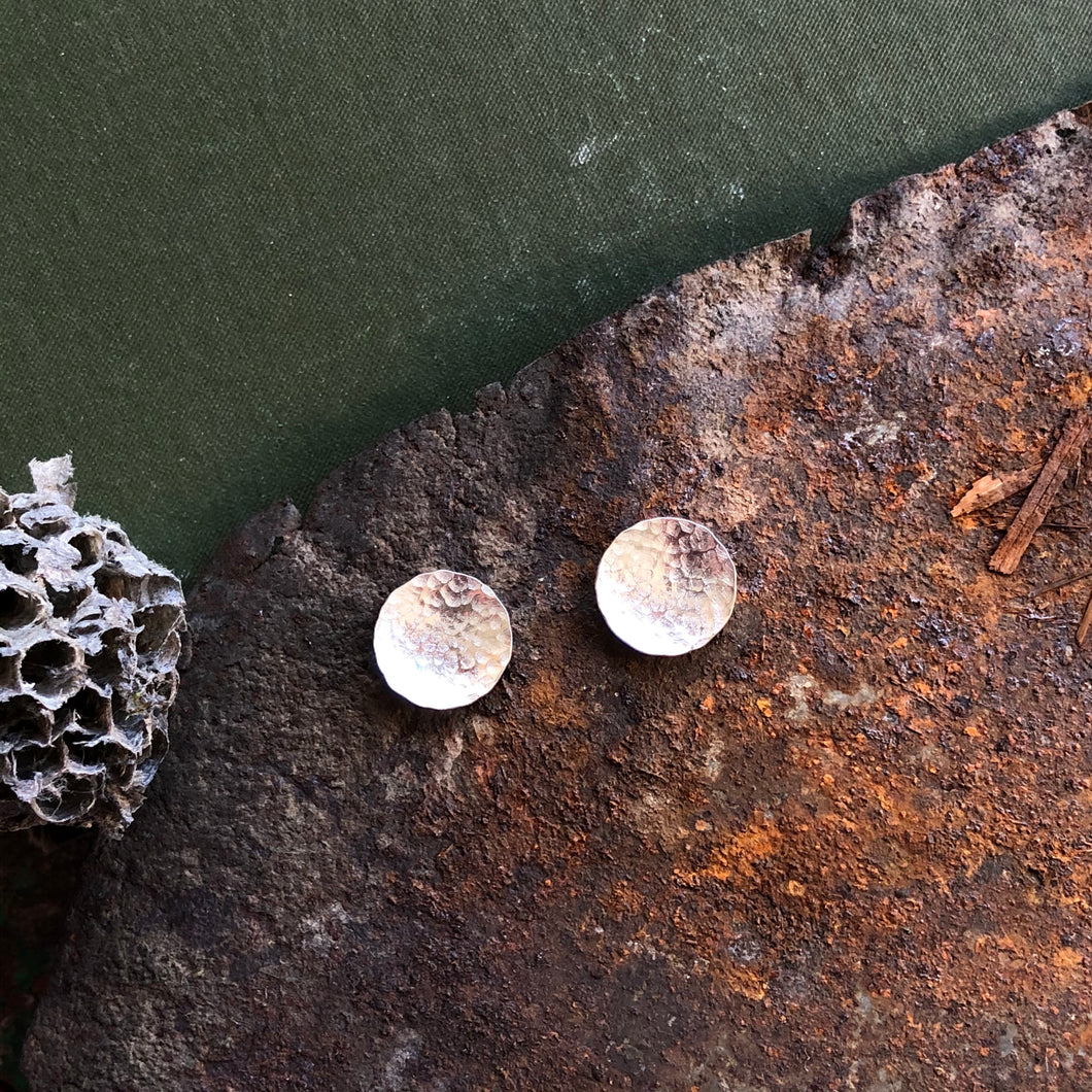 Silver - Harvest Moon Studs