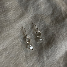 Load image into Gallery viewer, Clarity Earrings | Herkimer Diamond &amp; Silver