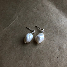 Load image into Gallery viewer, Baroque Pearl Earrings | Silver