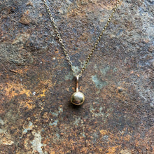 Load image into Gallery viewer, Molten Sphere Necklace | Gold &amp; Bronze