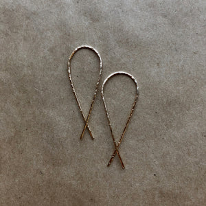 Threader Earrings | Gold