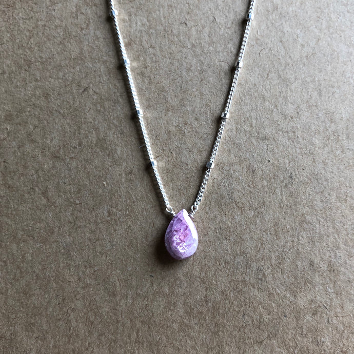 Pink Sapphire - Linnaea Necklace