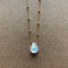 Load image into Gallery viewer, Rainbow Moonstone - Linnaea Necklace