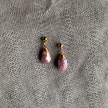 Load image into Gallery viewer, Pink Sapphire - Linnaea Earrings