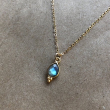 Load image into Gallery viewer, Rise Necklace | Labradorite &amp; Gold