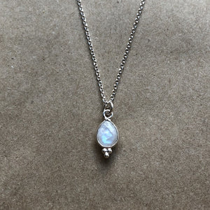 Rise Necklace | Moonstone & Silver