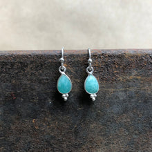 Load image into Gallery viewer, Rise Earrings | Amazonite &amp; Silver