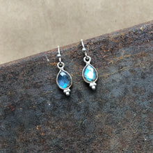 Load image into Gallery viewer, Rise Earrings | Labradorite &amp; Silver