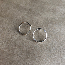 Load image into Gallery viewer, New Moon Studs | Smooth Silver