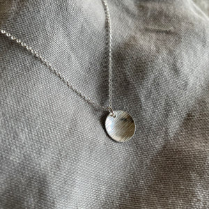 Full Moon Necklace | Silver