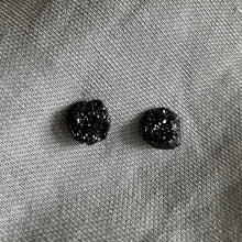 Load image into Gallery viewer, Druzy Studs | Black