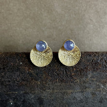 Load image into Gallery viewer, Dìon Earrings | Tanzanite &amp; Gold