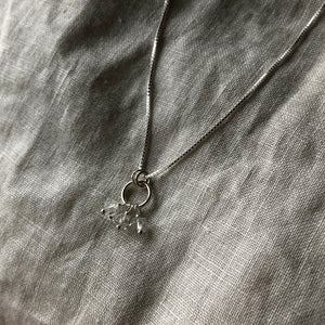 Clarity Necklace | Herkimer Diamond & Silver