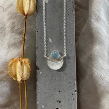 Load image into Gallery viewer, Dìon Necklace | Aquamarine &amp; Silver