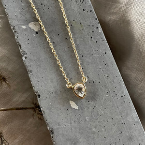 Joy Necklace | Crystal Quartz & Gold