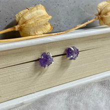 Load image into Gallery viewer, Mineral Studs | Amethyst