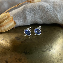 Load image into Gallery viewer, Rise Studs | Tanzanite &amp; Silver