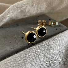 Load image into Gallery viewer, Realm Studs | Onyx &amp; Gold