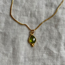 Load image into Gallery viewer, Rise Necklace | Peridot &amp; Gold