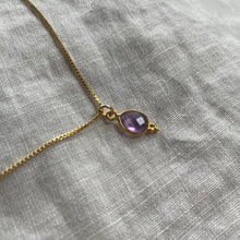 Load image into Gallery viewer, Rise Necklace | Amethyst &amp; Gold