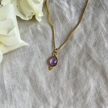 Load image into Gallery viewer, Rise Necklace | Amethyst &amp; Gold