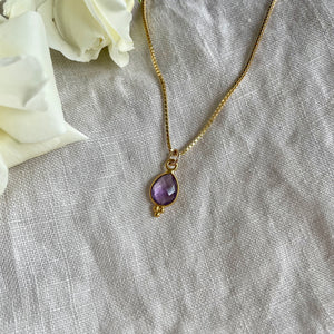 Rise Necklace | Amethyst & Gold