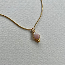 Load image into Gallery viewer, Rise Necklace | Pink Opal &amp; Gold