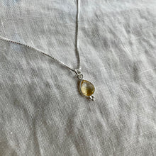 Load image into Gallery viewer, Rise Necklace | Citrine &amp; Silver