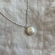 Load image into Gallery viewer, Goddess Necklace | Pearl &amp; Silver