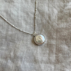 Goddess Necklace | Pearl & Silver