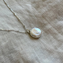 Load image into Gallery viewer, Goddess Necklace | Pearl &amp; Silver