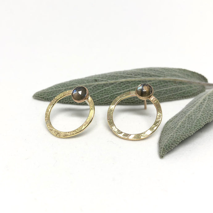 Jupiter Studs | Labradorite