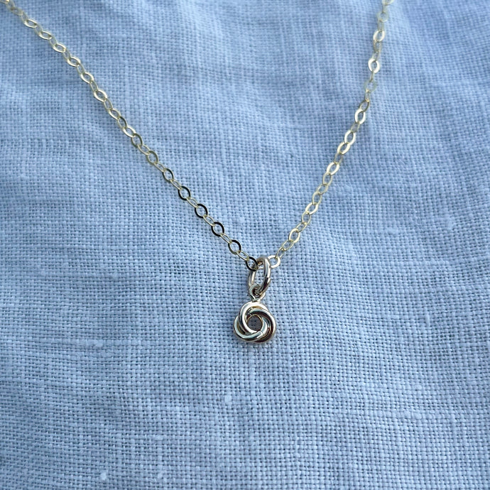 Love Knot Necklace | Silver or Gold