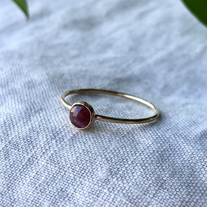 Birthstone Ring - July | Ruby
